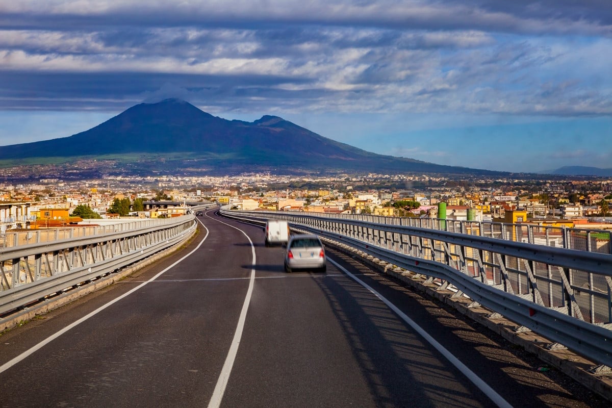Bild Autobahn A1 bei Neapel