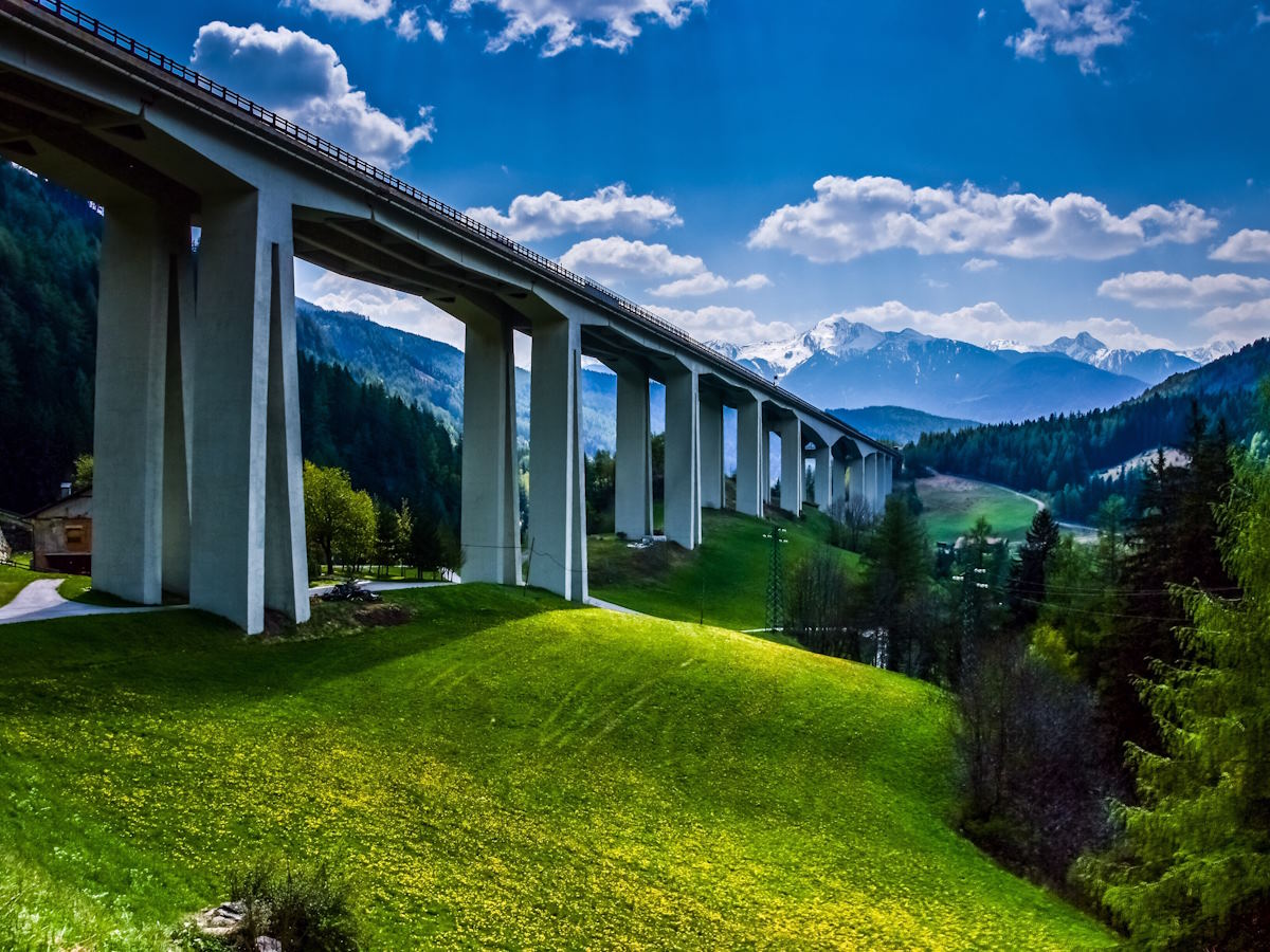 Baustelle Brennerautobahn