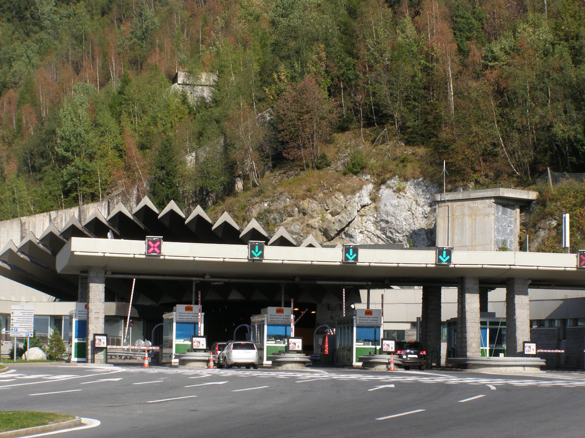 Mont-Blanc-Tunnel Mautstation